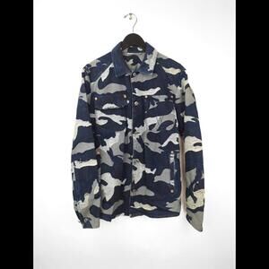 VALENTINO Men's Sz IT 48 US M Camouflage Jacquard 2 PIECE SET - JACKET + PANTS